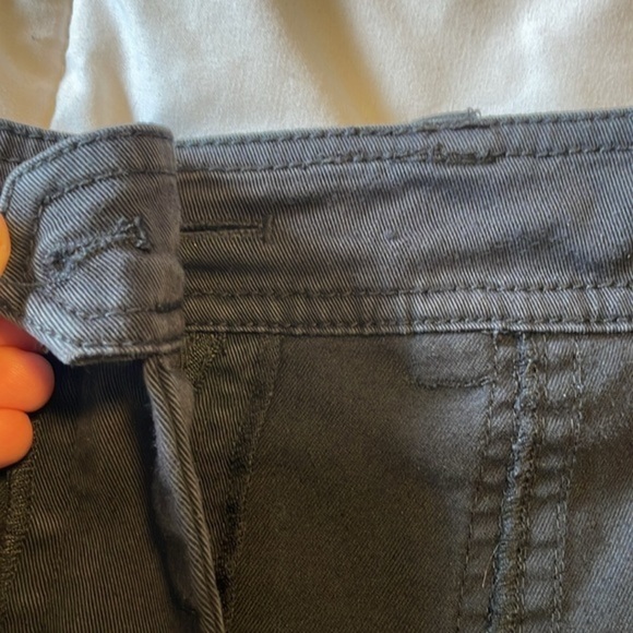 Derek Lam 10 Crosby Elian Utility Pants Women’s Size 12 Cargo Relaxed Black - Picture 8 of 10